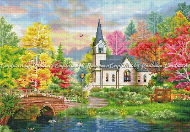 Autumnal Church by Dominic Davison