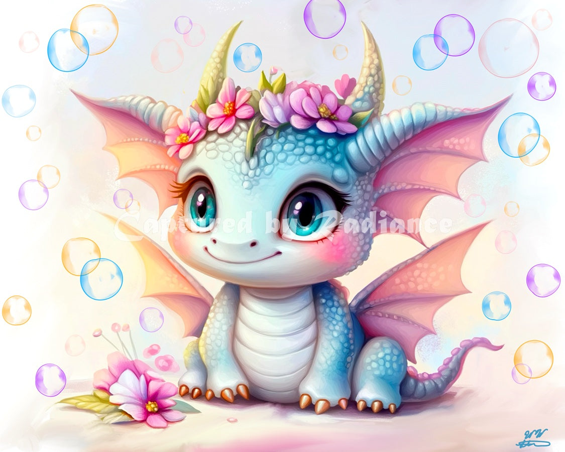 Bubbles the Dragon by Whimsical Wonders