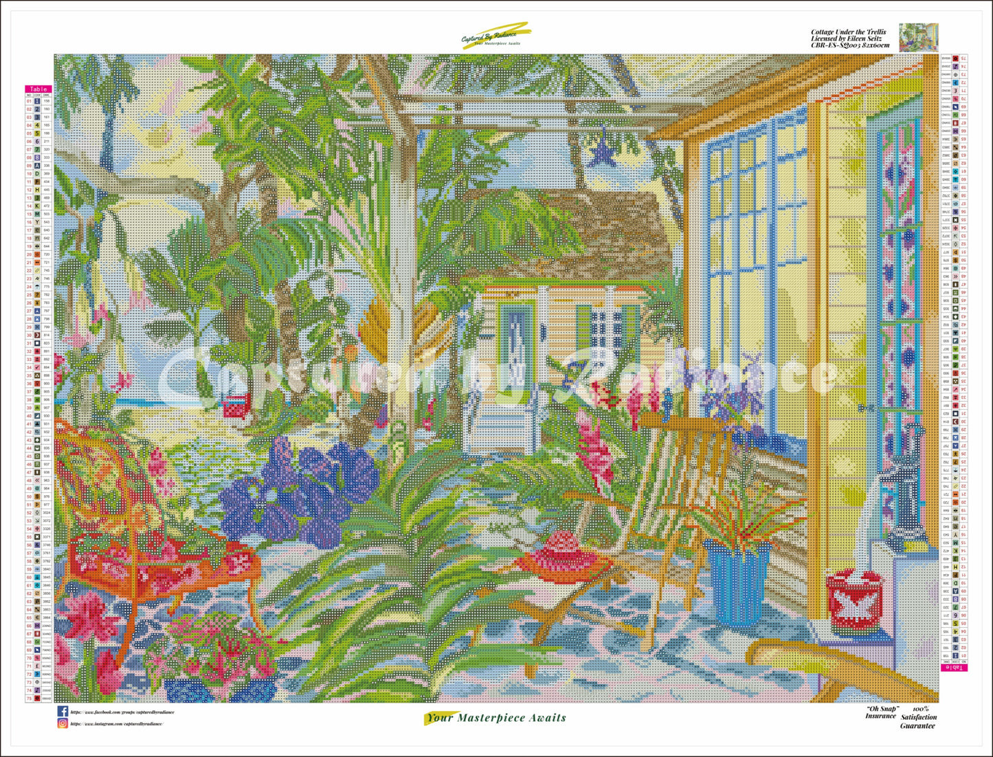 Cottage Under the Trellis by Eileen Seitz