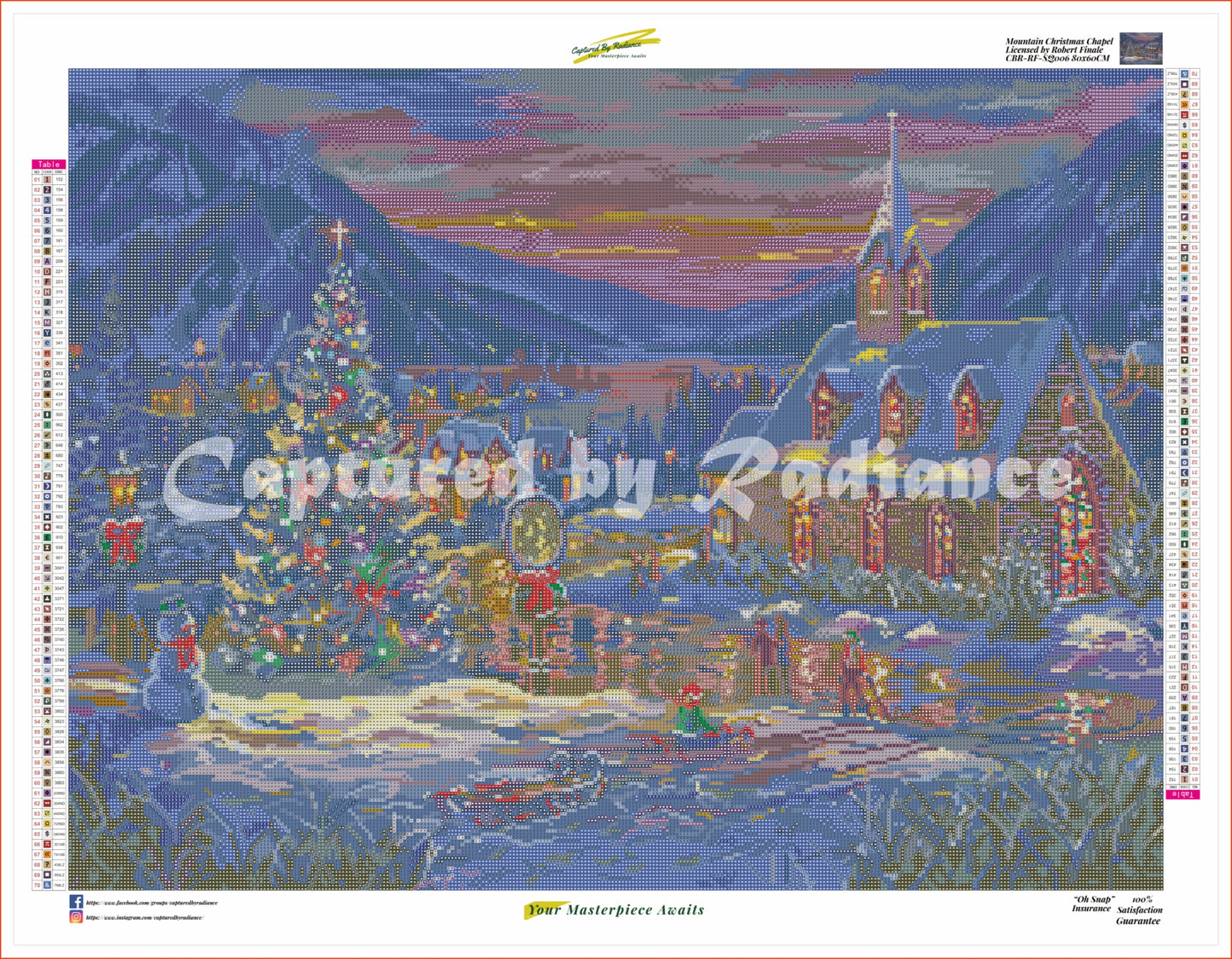 Mountain Christmas Chapel by Robert Finale