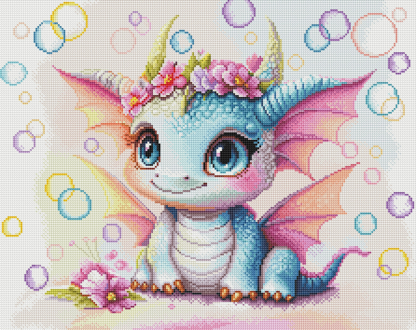 Bubbles the Dragon by Whimsical Wonders