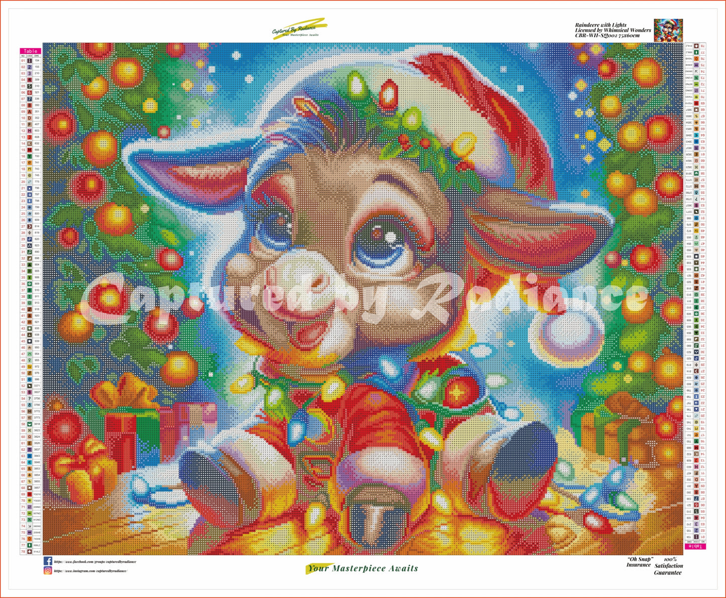 Reindeer with Lights by Whimsical Wonders