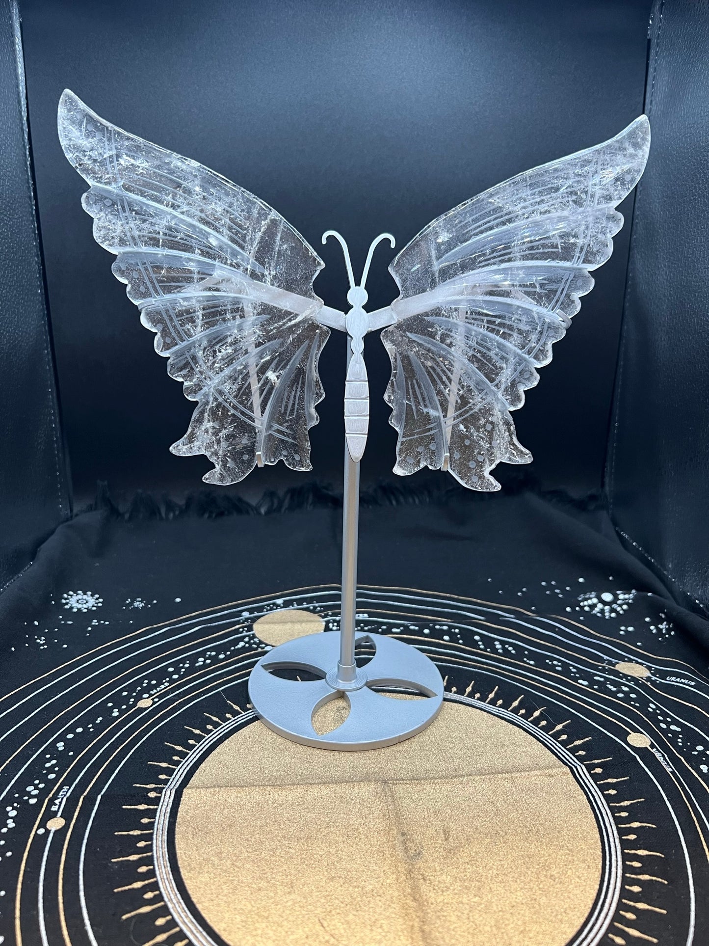 Clear Quartz Butterfly Wing T23