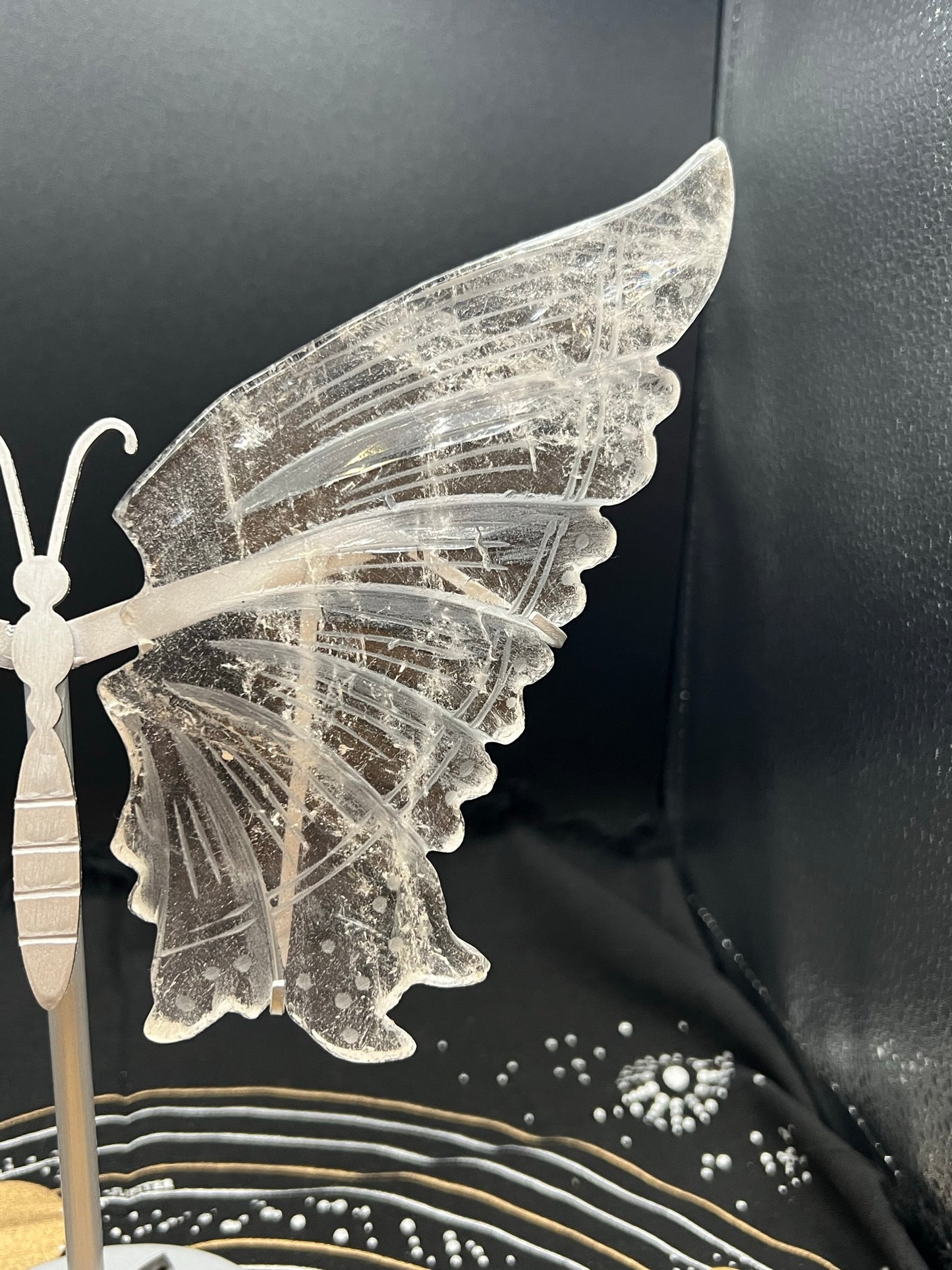 Clear Quartz Butterfly Wing T23