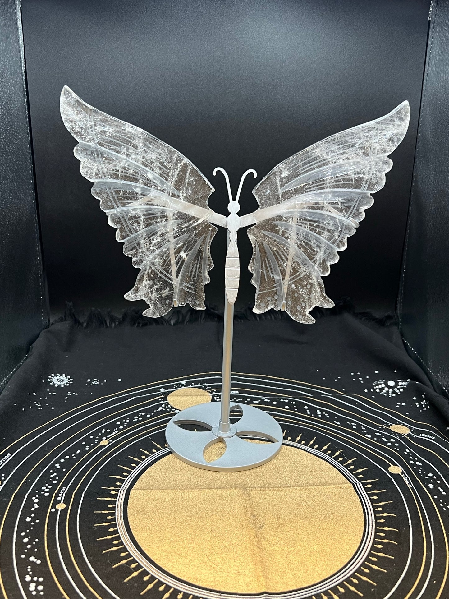 Clear Quartz Butterfly Wing T23