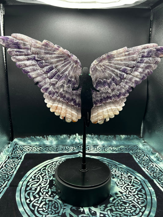 Large Dream Amethyst Angel Wings