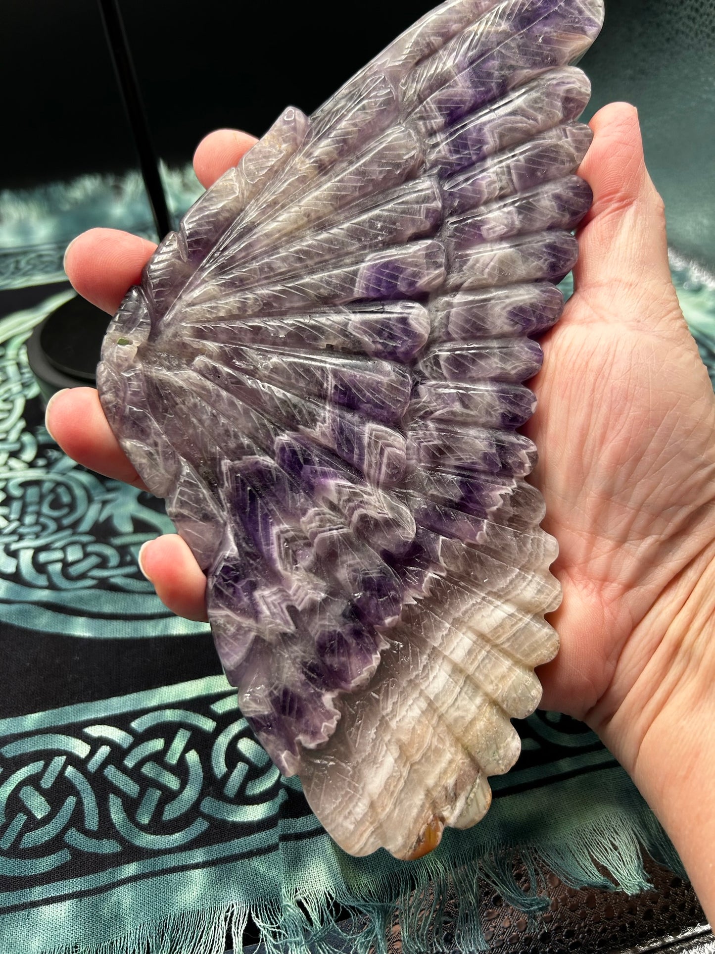 Large Dream Amethyst Angel Wings