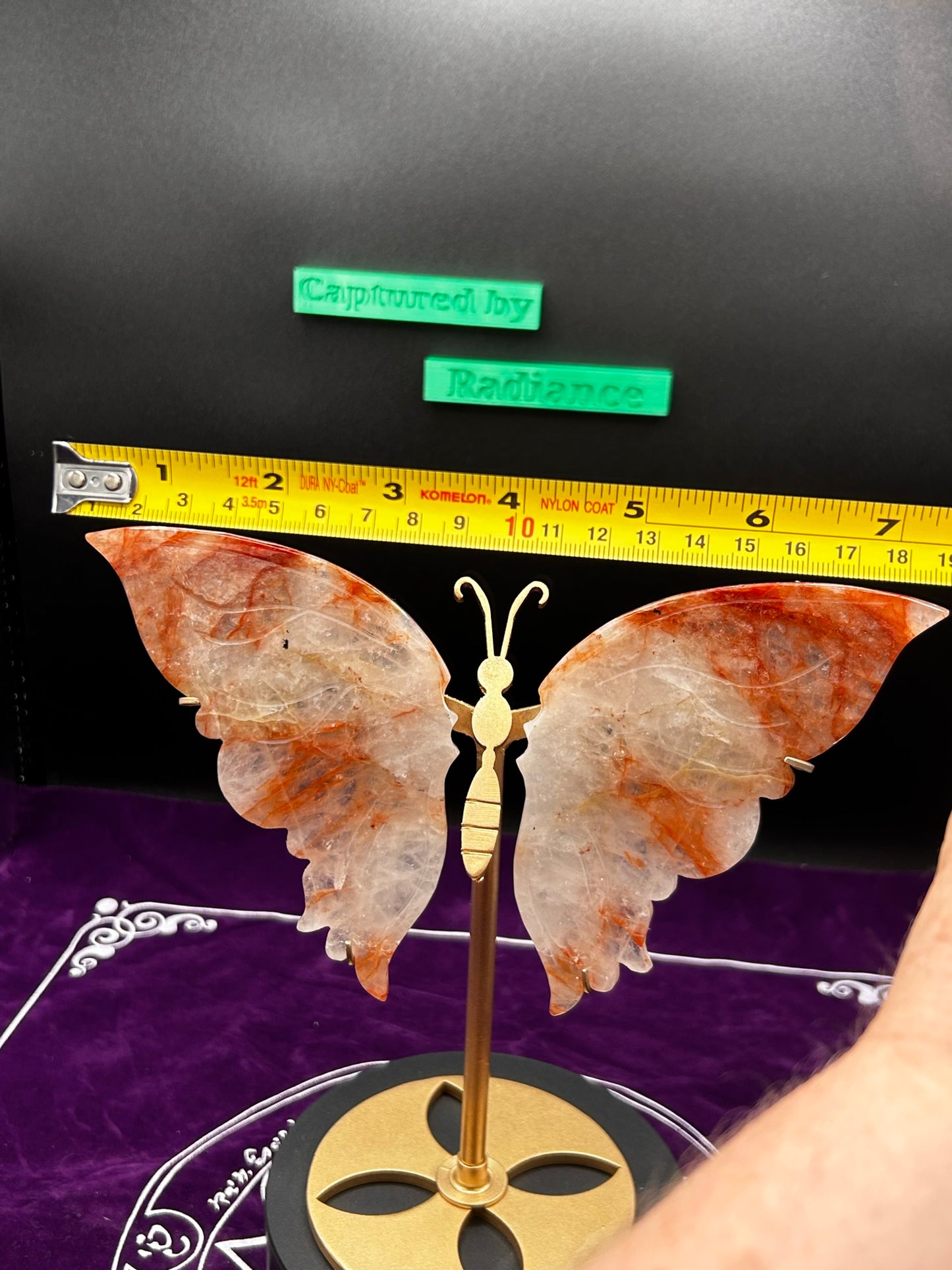 Fire Quartz Butterfly Wings