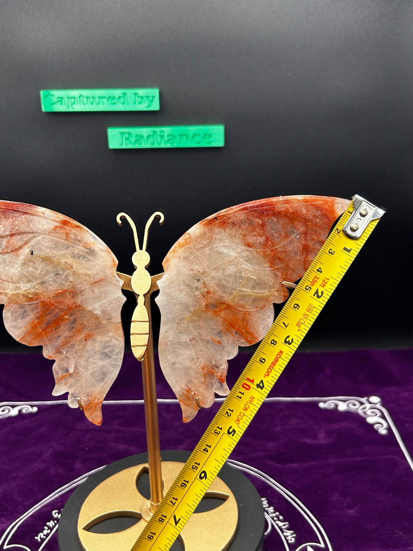 Fire Quartz Butterfly Wings