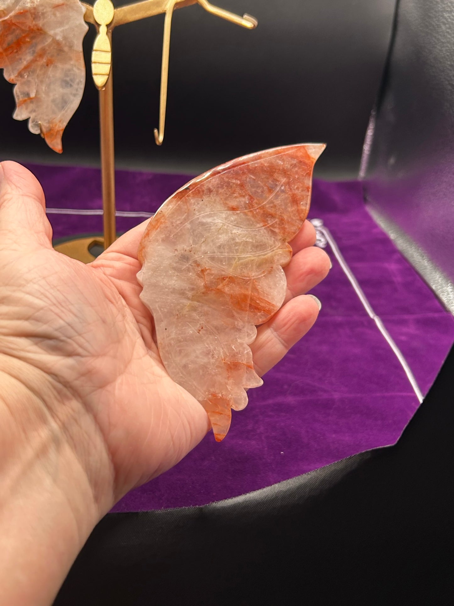 Fire Quartz Butterfly Wings