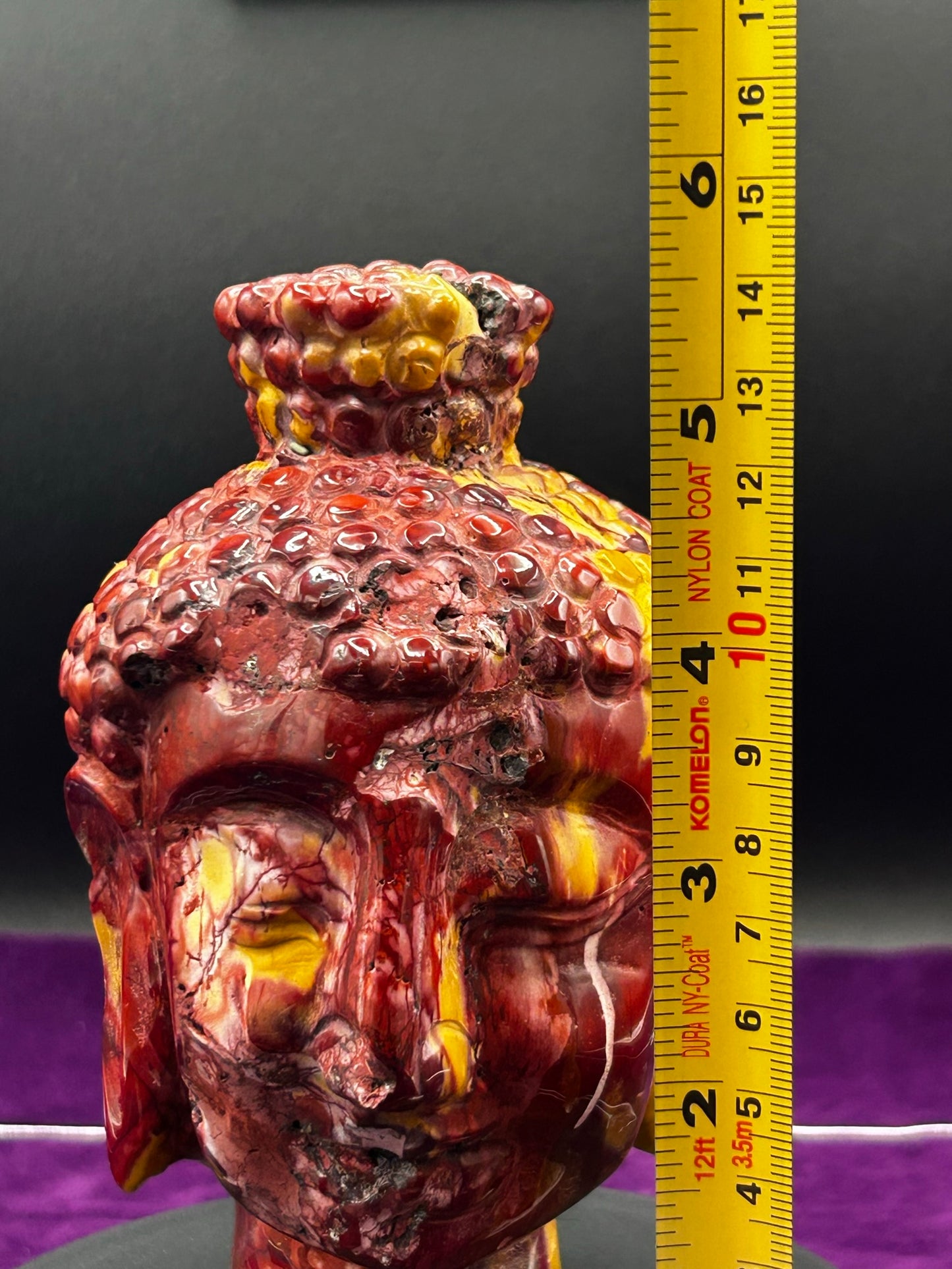 Mookaite Buddha Head