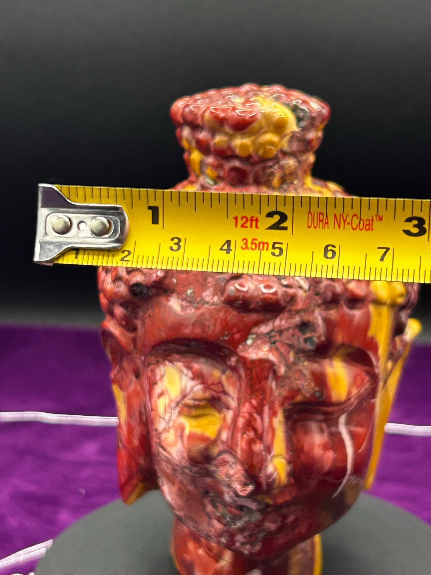 Mookaite Buddha Head