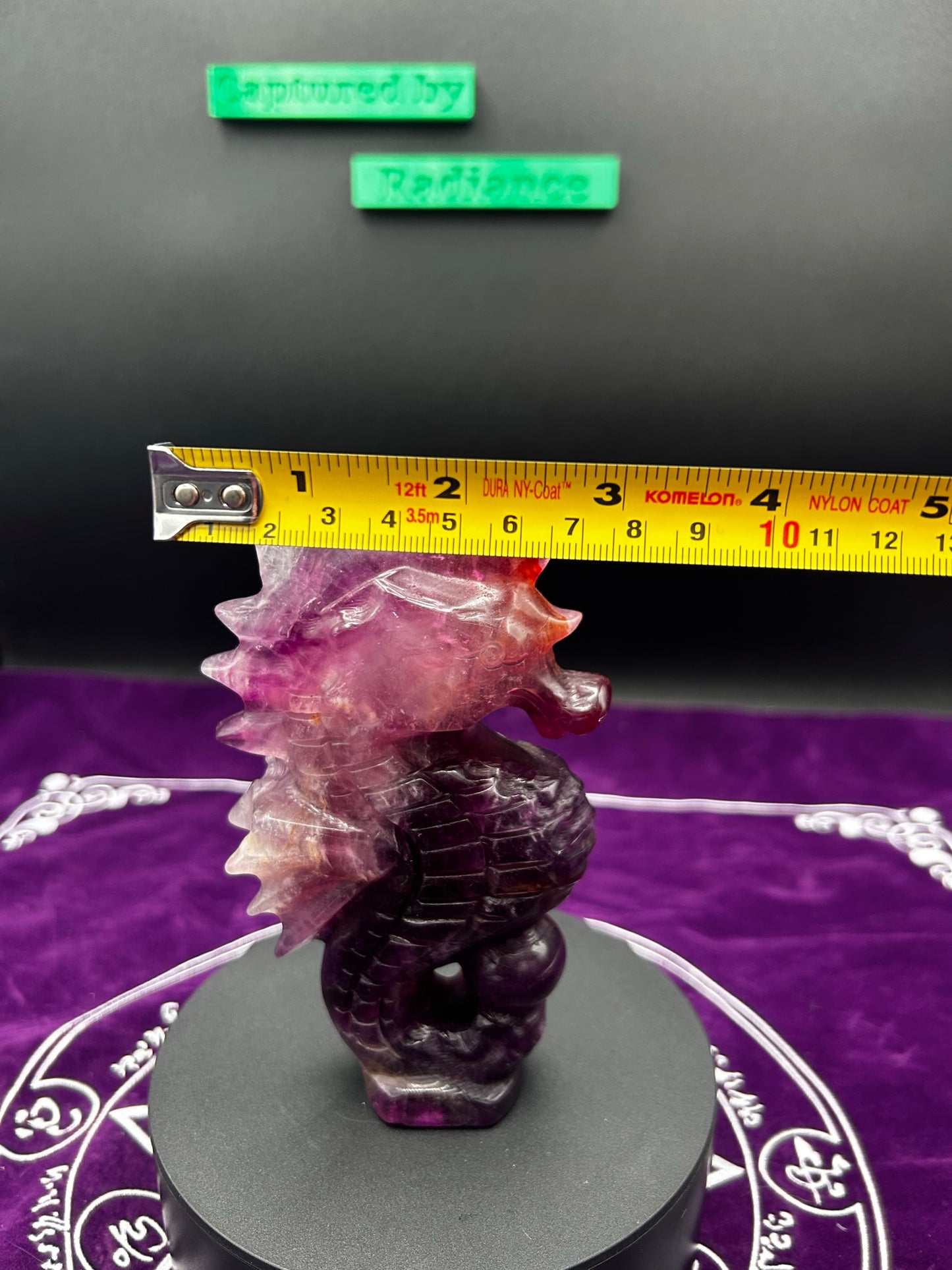 Rainbow Fluorite Seahorse