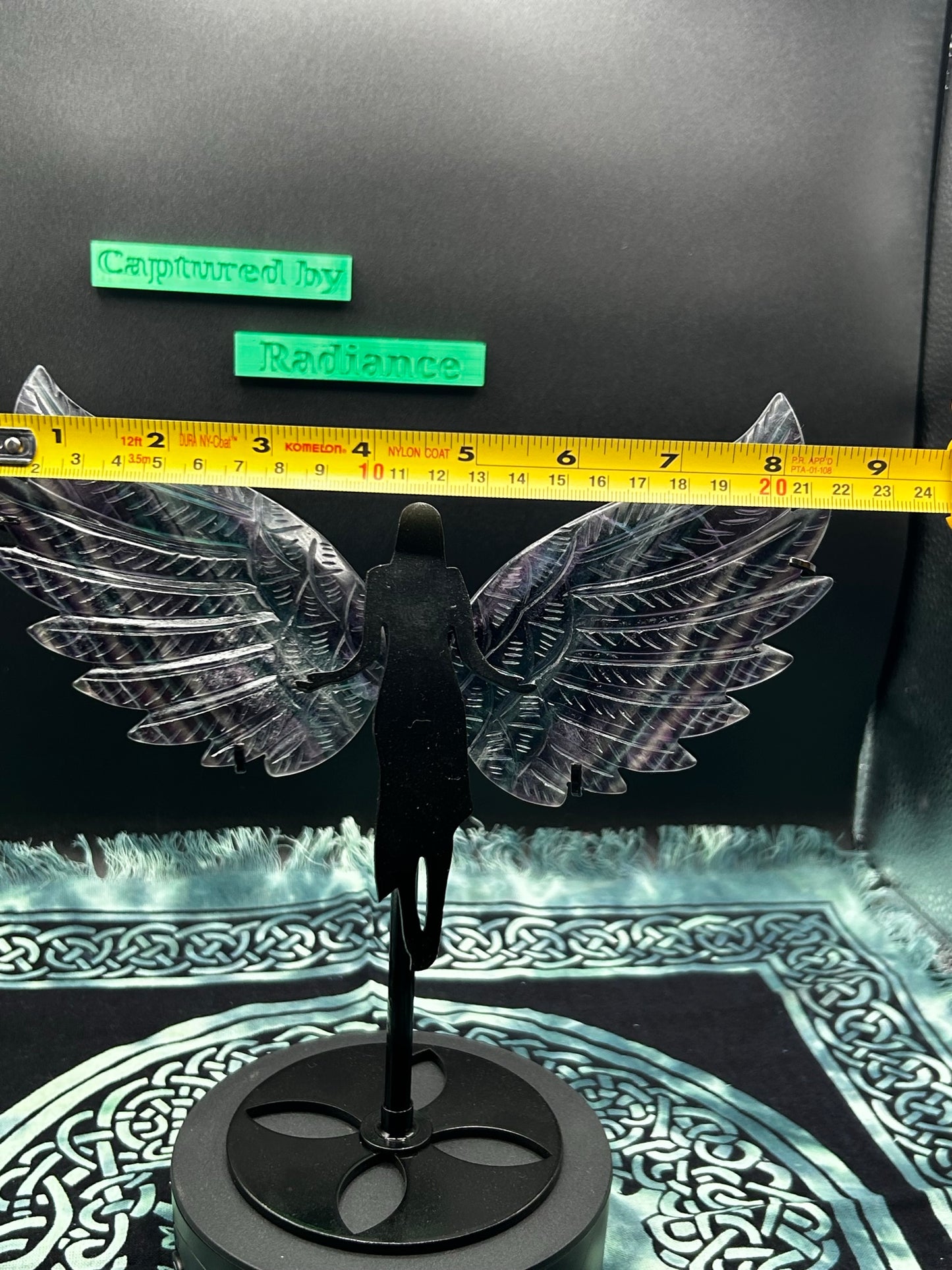 Rainbow Fluorite Angel Wings