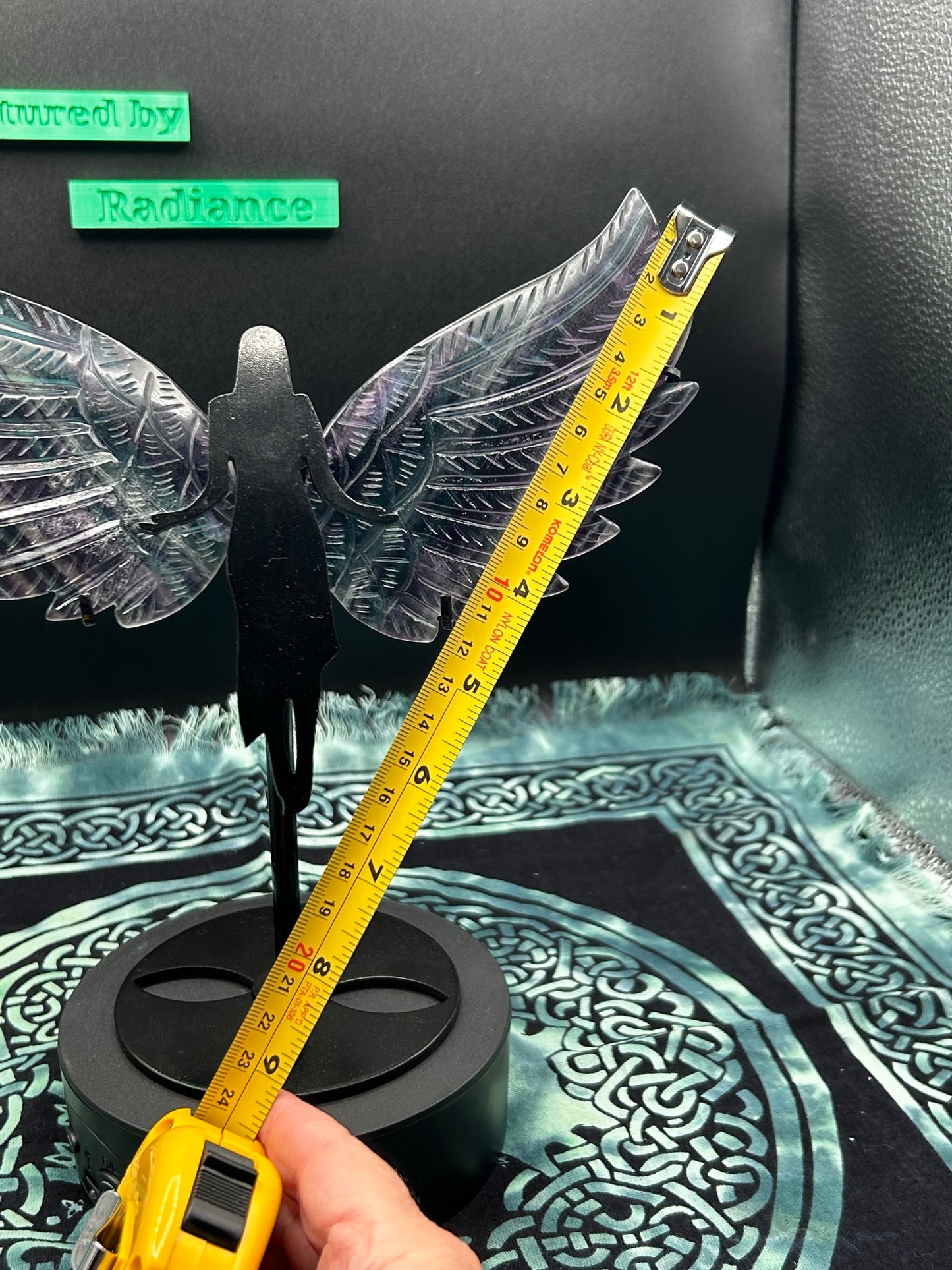 Rainbow Fluorite Angel Wings