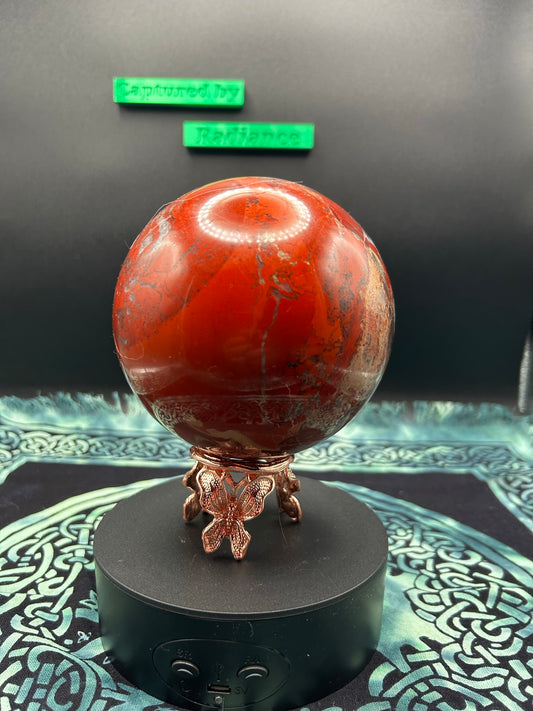 Red Jasper Sphere