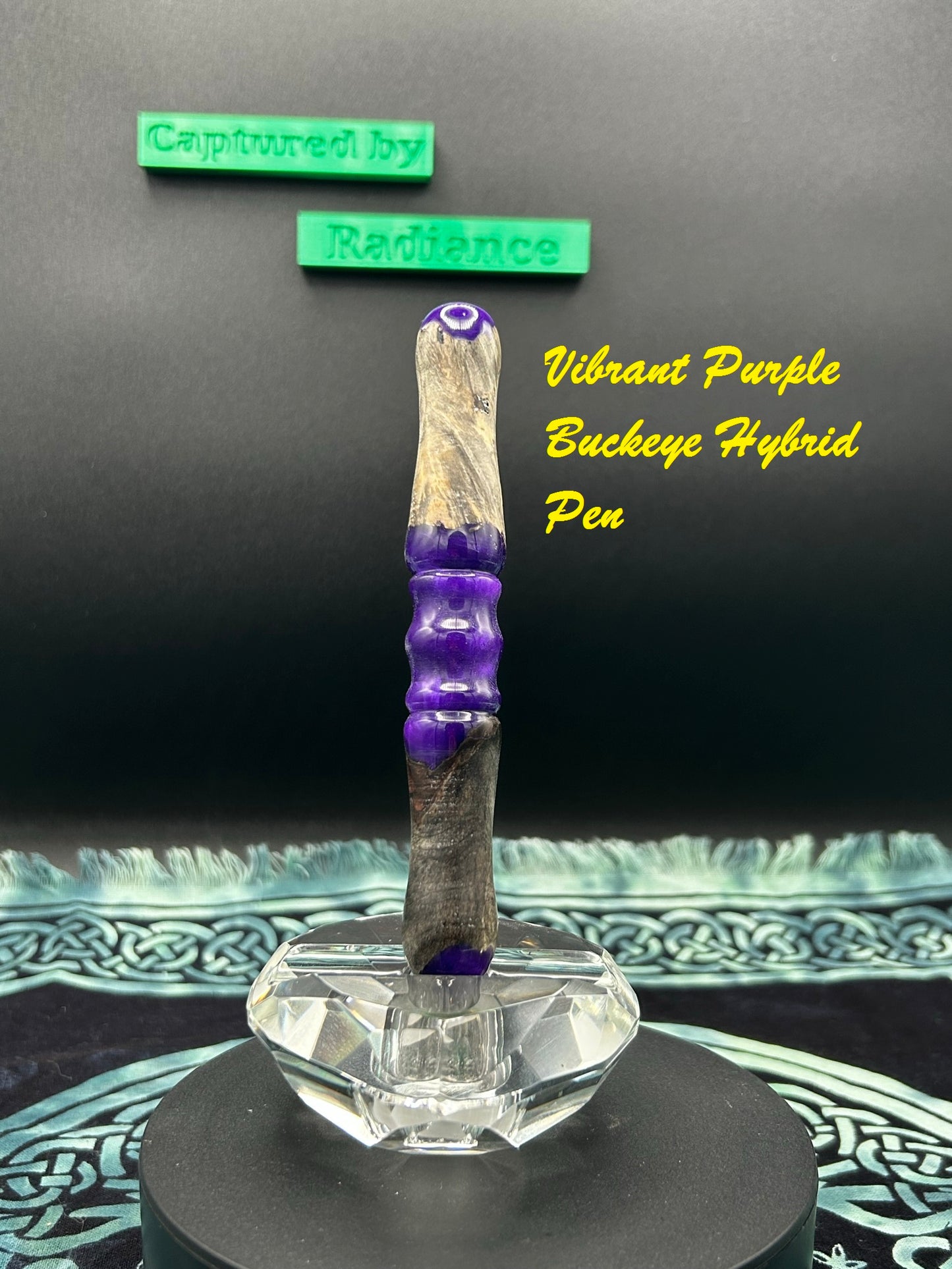 Vibrant Purple Buckeye Hybrid Diamond Painting Pen