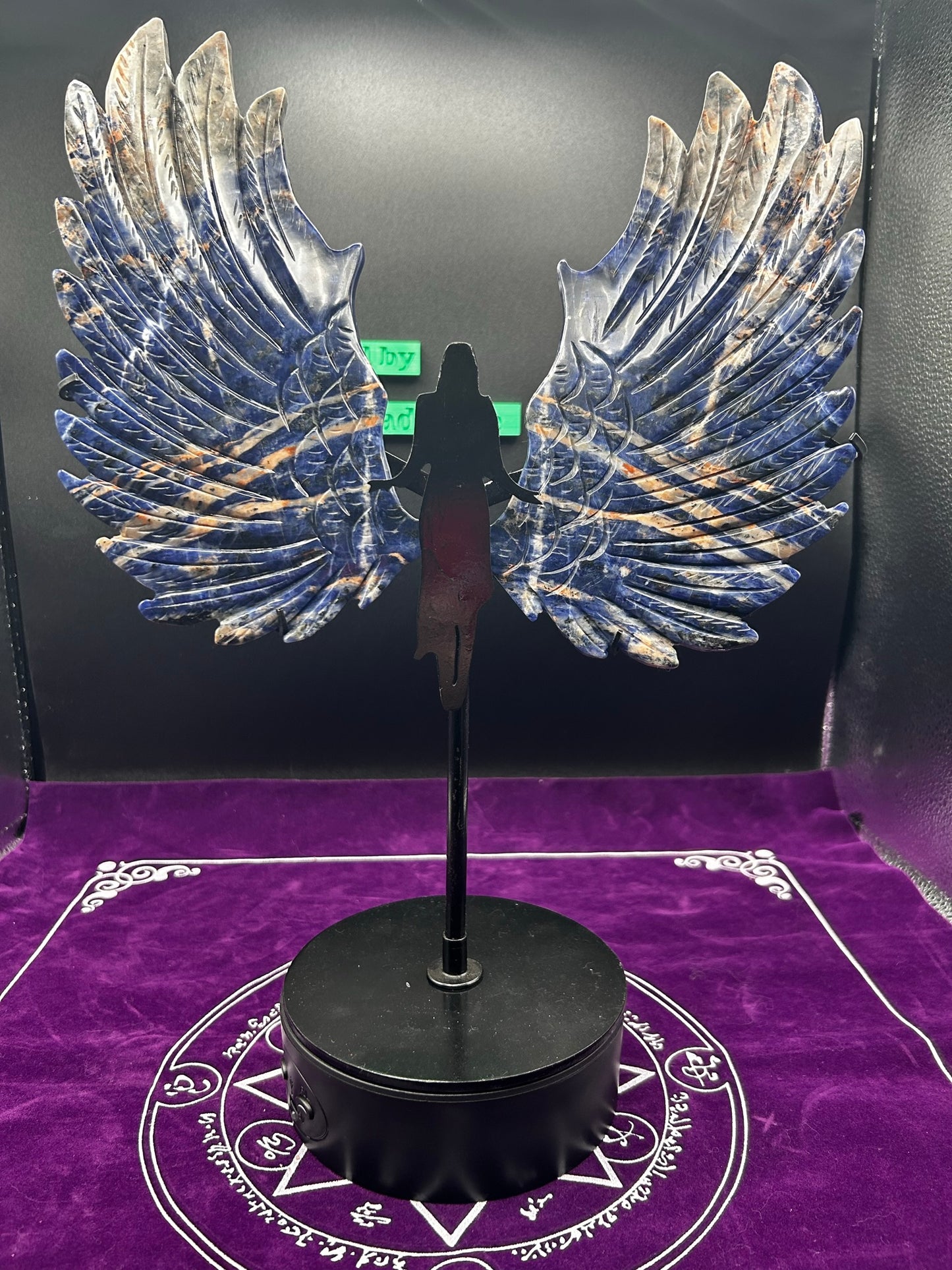 Sodalite Angel Wings Extra Large