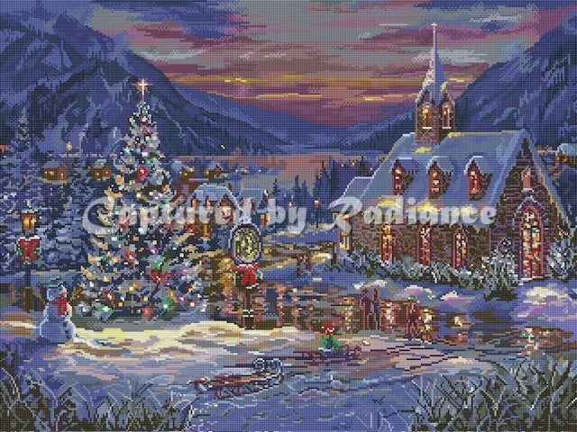 Mountain Christmas Chapel by Robert Finale