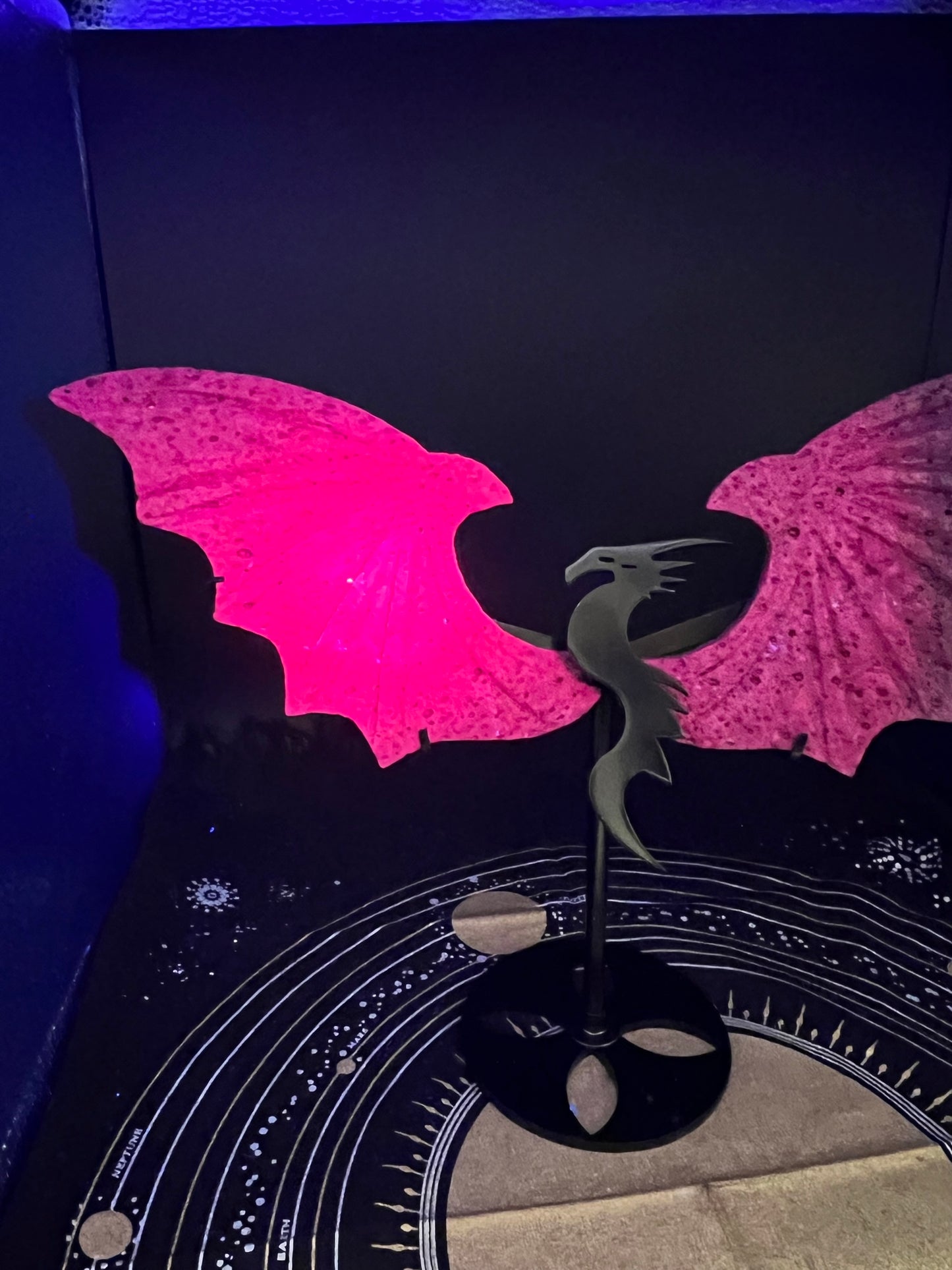 Fluorescent Ruby AAA Grade Dragon Wings Y3