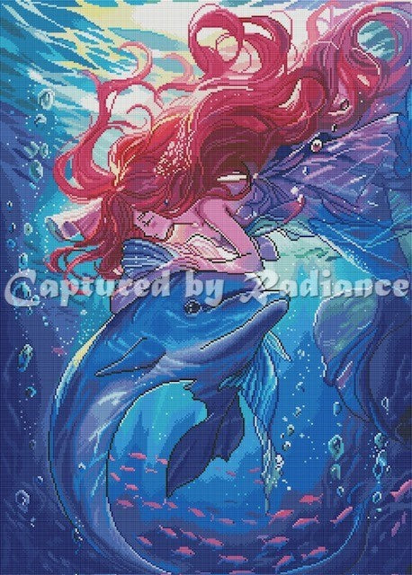 A Dolphin Embrace by Rose Proffitt Creations