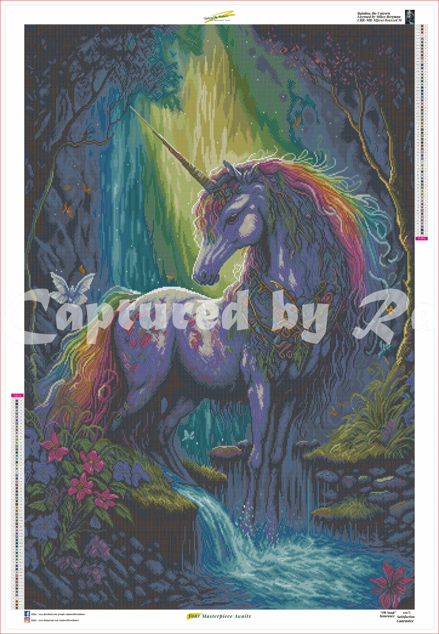 Rainbow The Unicorn by Mikey Bergman (Mega Drill Challenge Pre-Order)