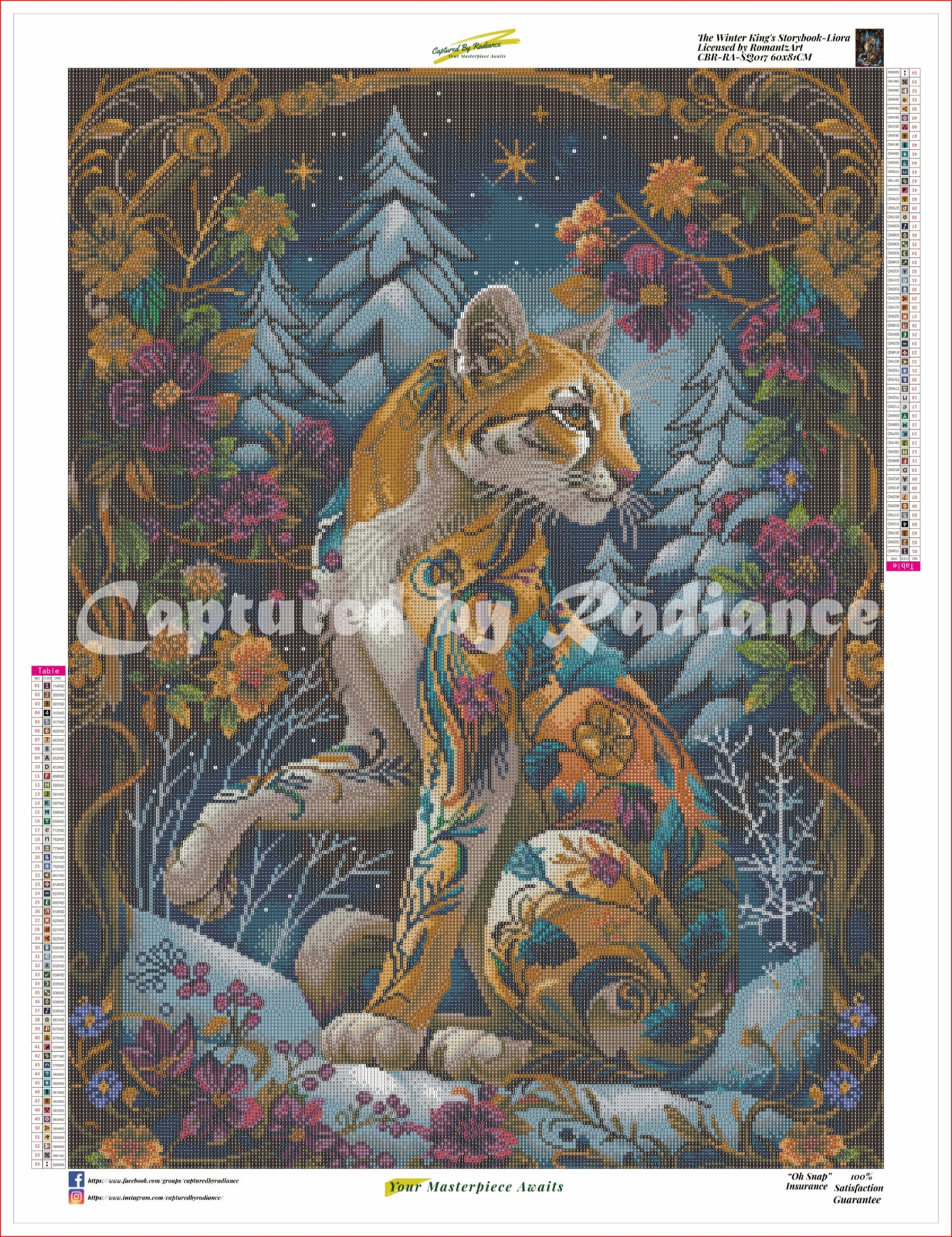 Winter King's Storybook Liora by RomantzArts ~ Full Dust Drill Kit - Pre-Orders