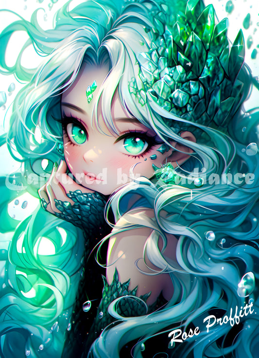 Emerald Oceans by Rose Proffitt Creations