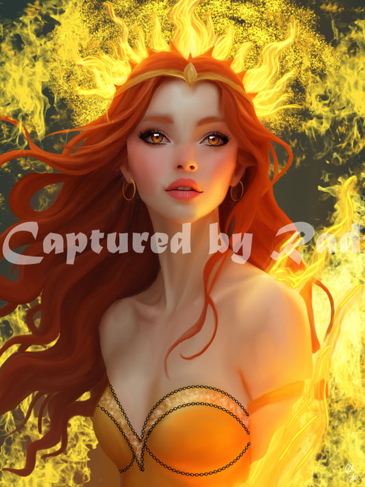 Flame of Inspiration by Rose Proffitt Creations