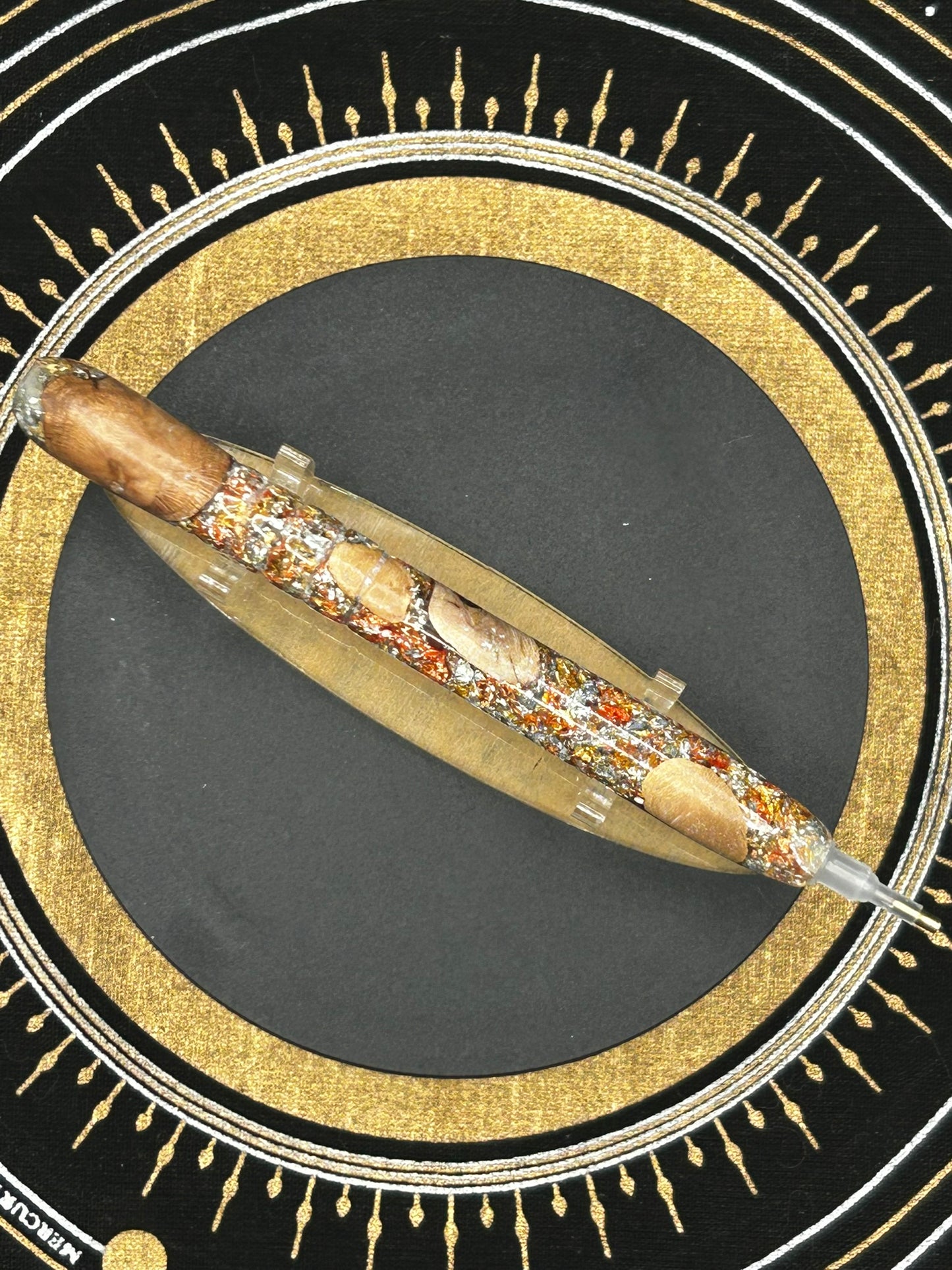 Gold, Silver, Copper Flake Hybrid