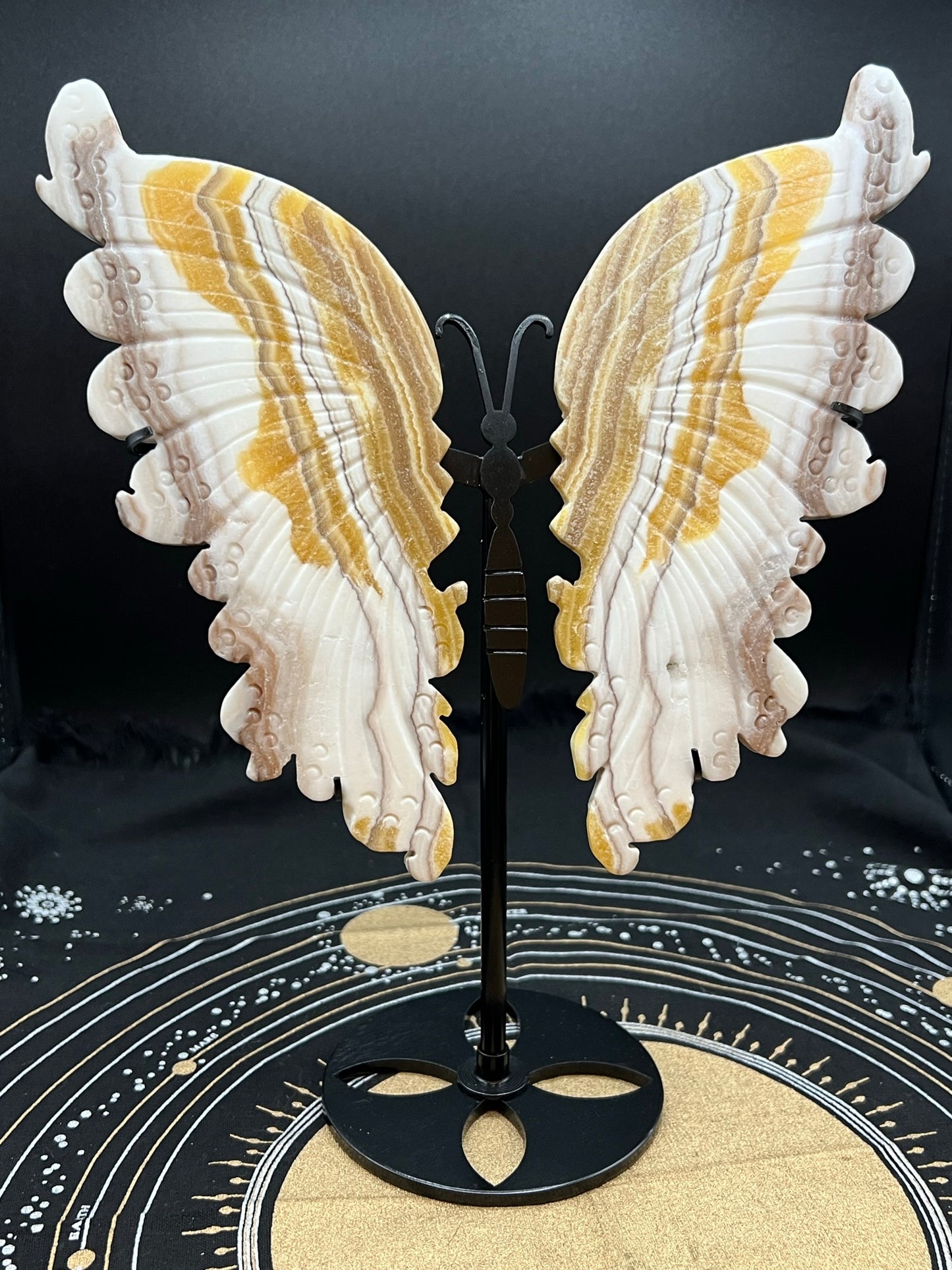 Honey Calcite Butterfly Wing B5