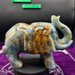 Large Blue Onyx Elephant