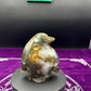 Moss Agate Penquin w/Druzy