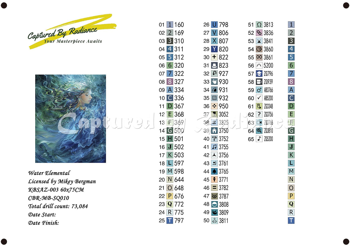 Water Elemental by Mikey Bergman