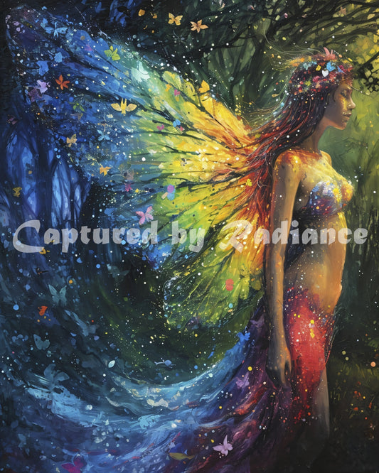 Rainbow Butterflies by Mikey Bergman