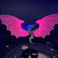 Fluorescent Ruby AAA Grade Dragon Wings Y3
