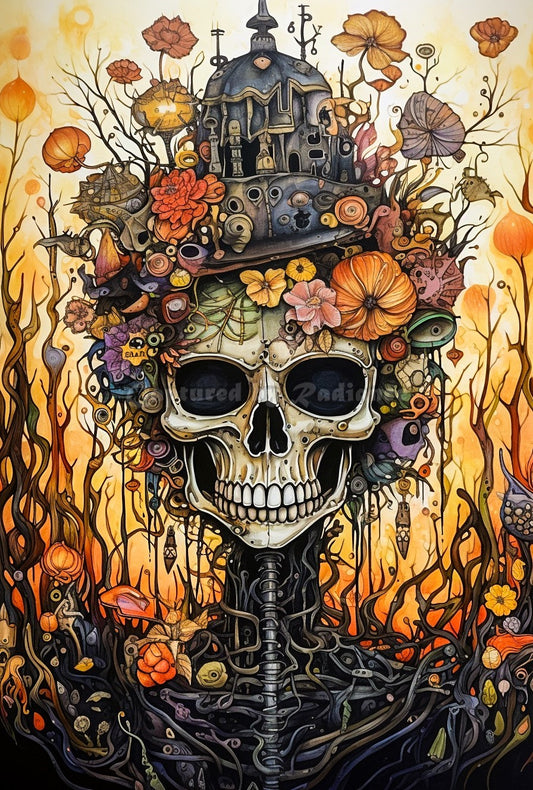 Skull Garden by Rose Proffitt Creations