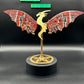 Red Jasper Wings with Druzy w/stand