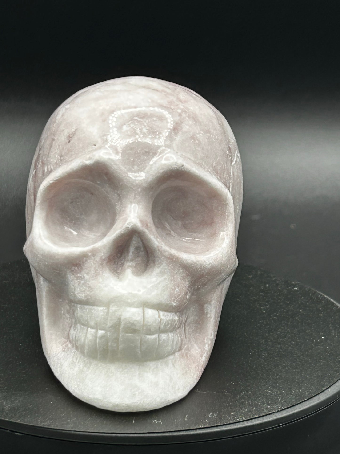 Pink Opal Skull